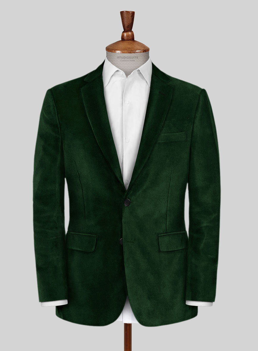 Green Velvet Suit - StudioSuits