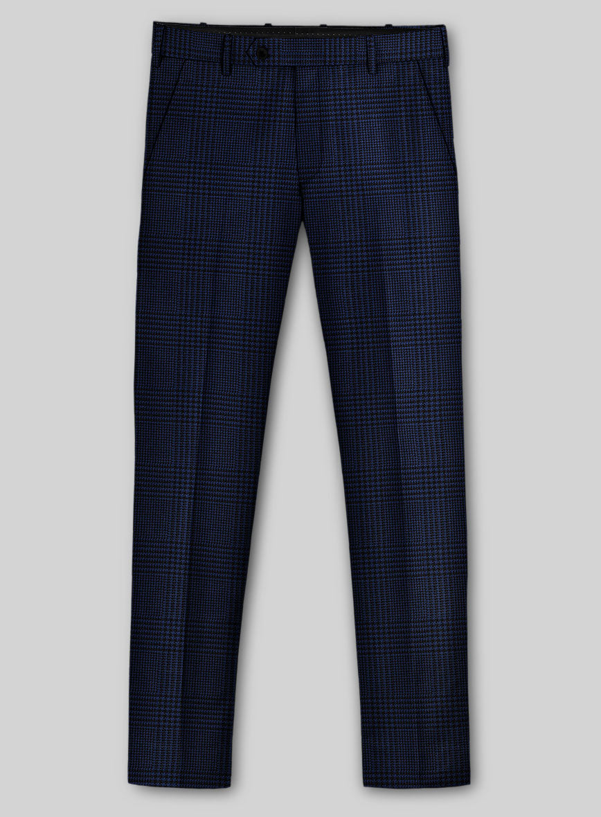 Guabello Blue Wool Jersey Suit