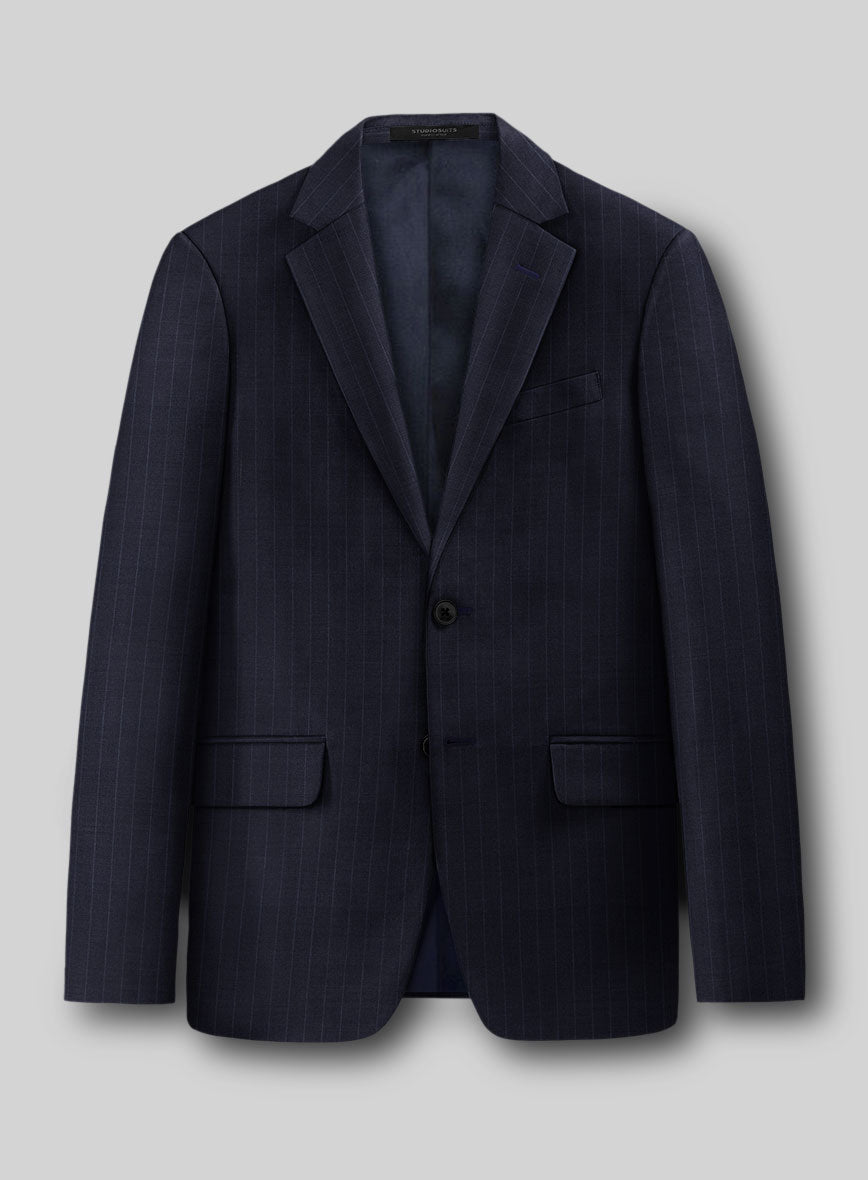 Guabello Dark Blue Pinstripe Suit - StudioSuits