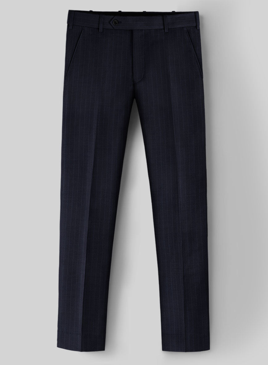 Guabello Dark Blue Pinstripe Suit - StudioSuits