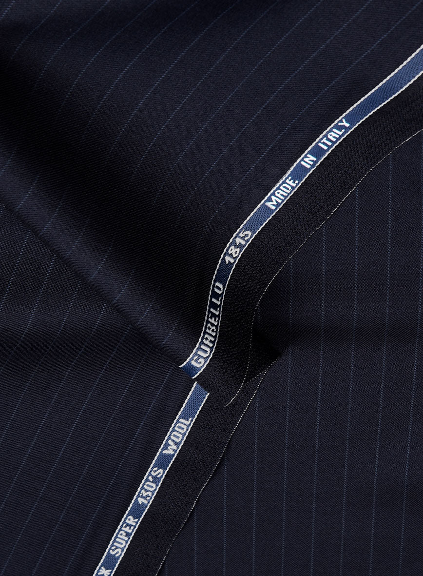 Guabello Dark Blue Pinstripe Suit - StudioSuits