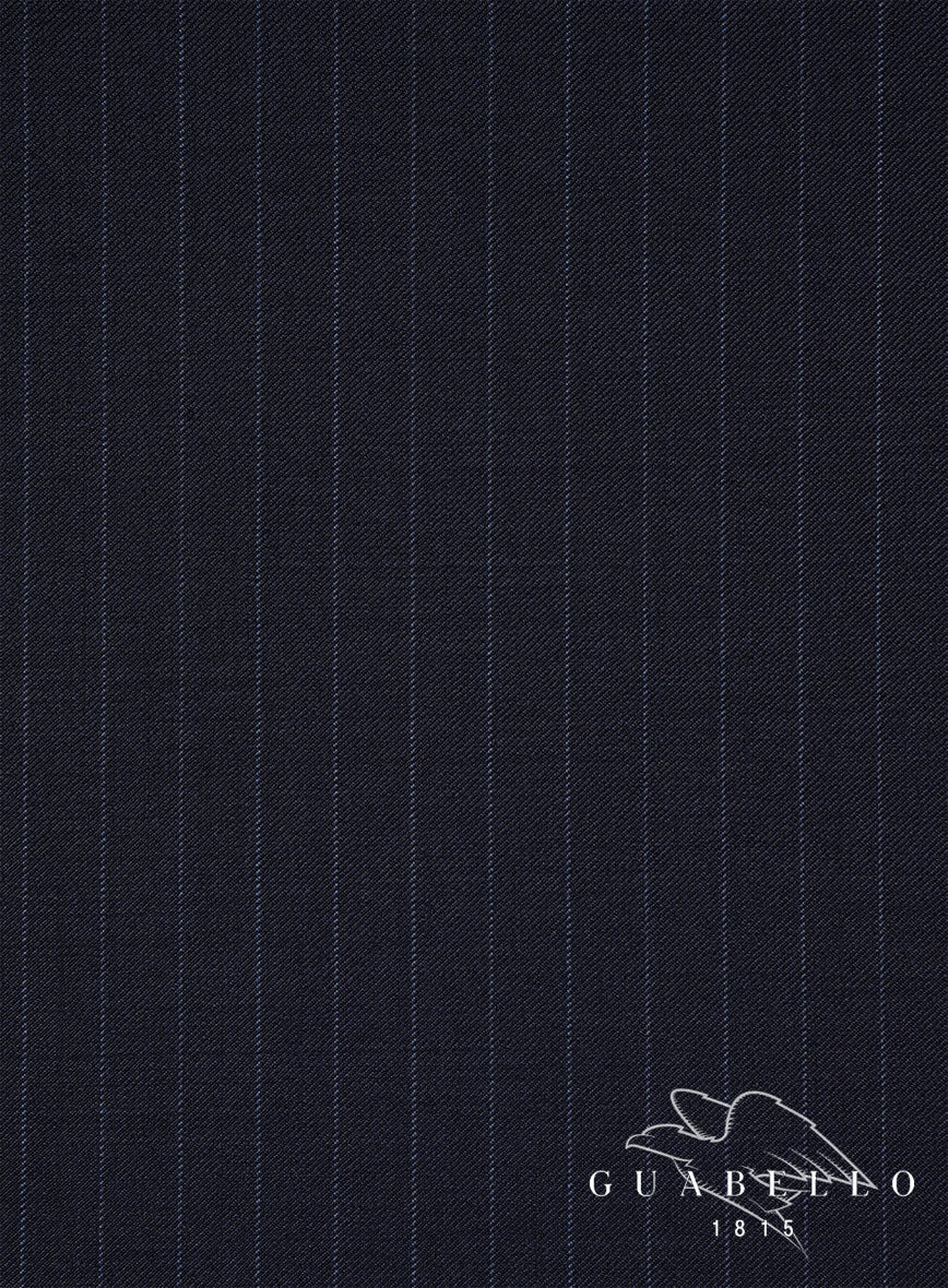 Guabello Dark Blue Pinstripe Suit - StudioSuits