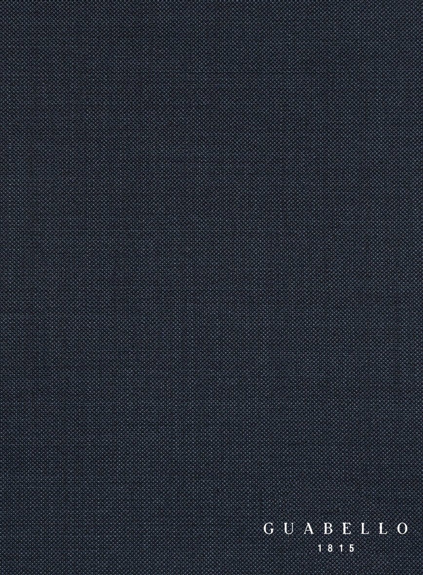 Guabello Dark Blue Sharkskin Pants - StudioSuits