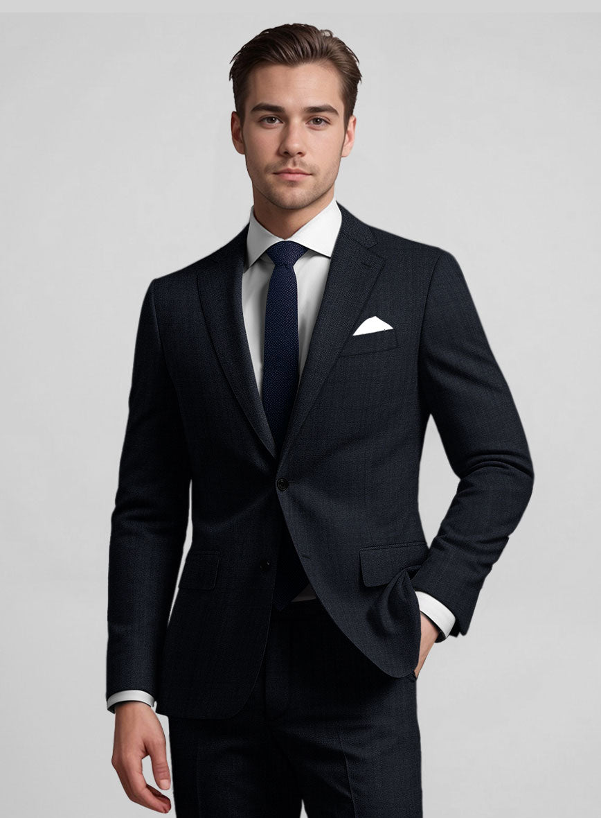 Guabello Dark Blue Suit - StudioSuits