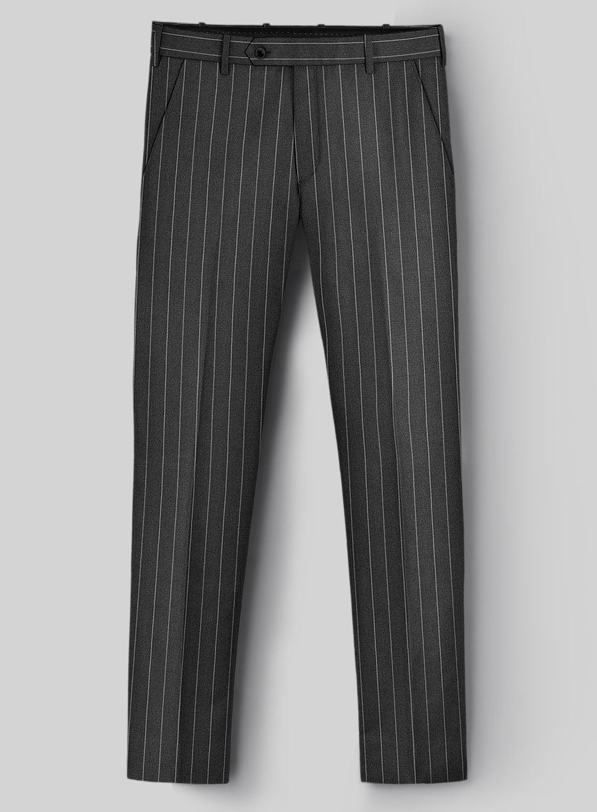 Guabello Gray Rope Stripe Suit