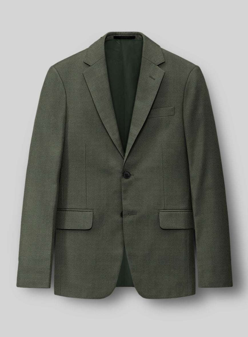 Guabello Green Twill Jacket - StudioSuits