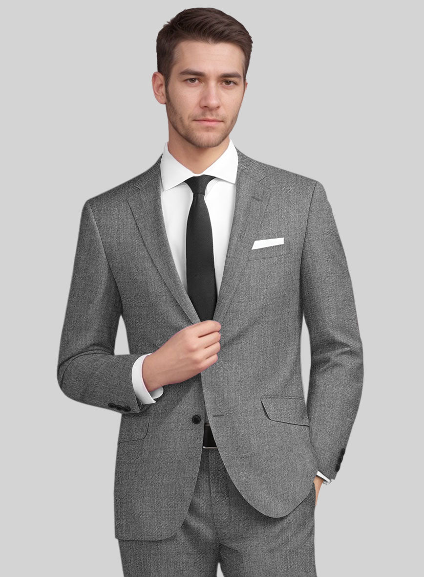 Guabello Light Gray Suit - StudioSuits