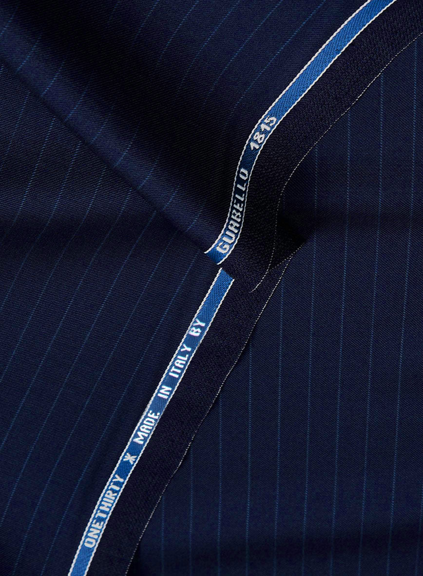 Guabello Royal Blue Pinstripe Suit - StudioSuits