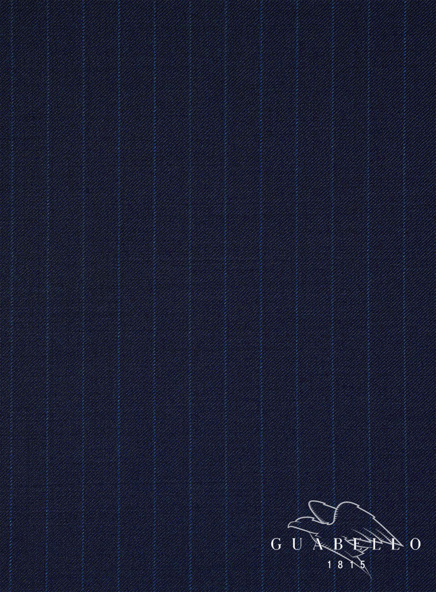 Guabello Royal Blue Pinstripe Suit - StudioSuits