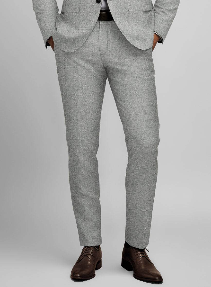 Guabello Tropical Light Gray Suit - StudioSuits