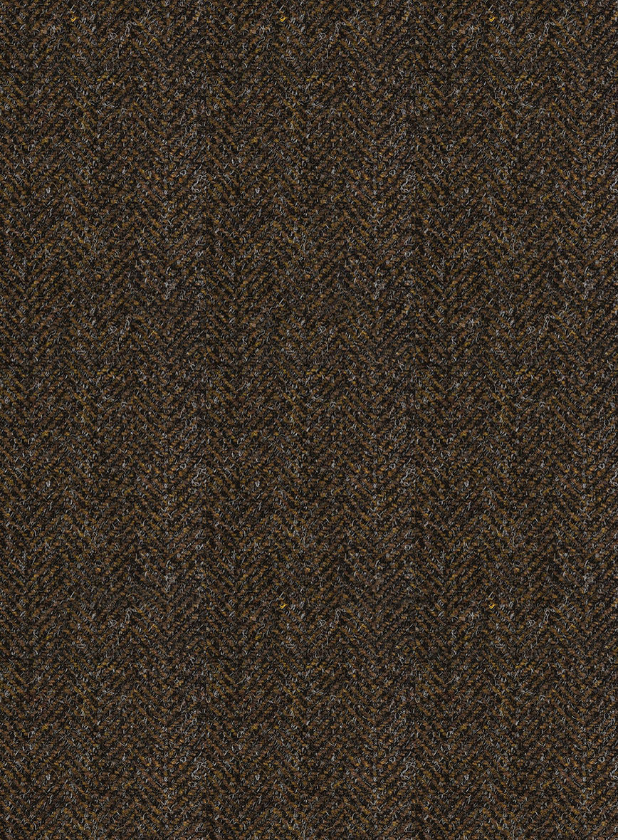 Haberdasher Brown Tweed Jacket - StudioSuits