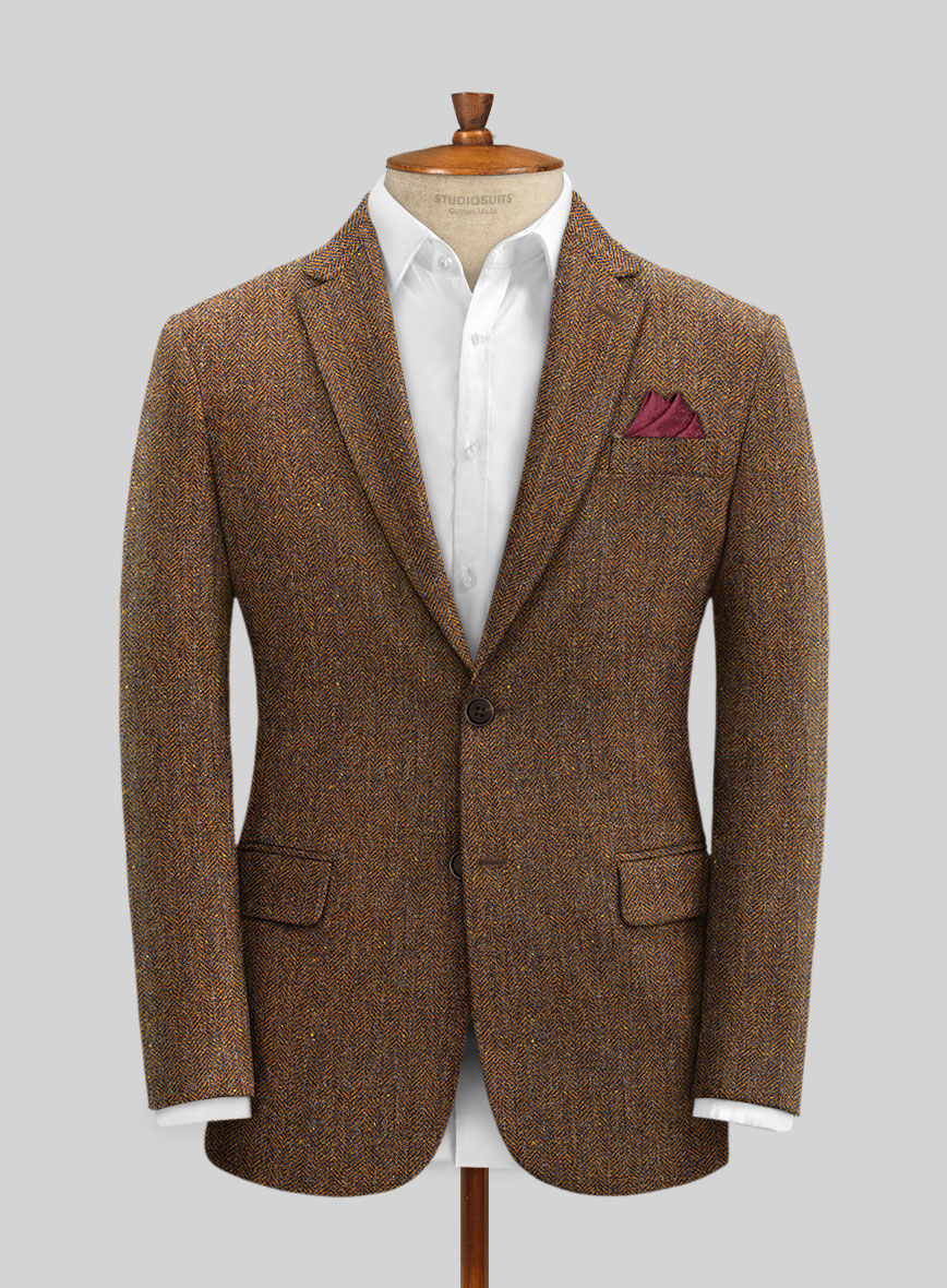 Haberdasher Autumn Rust Tweed Jacket