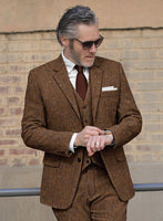 Haberdasher Autumn Rust Tweed Suit - StudioSuits