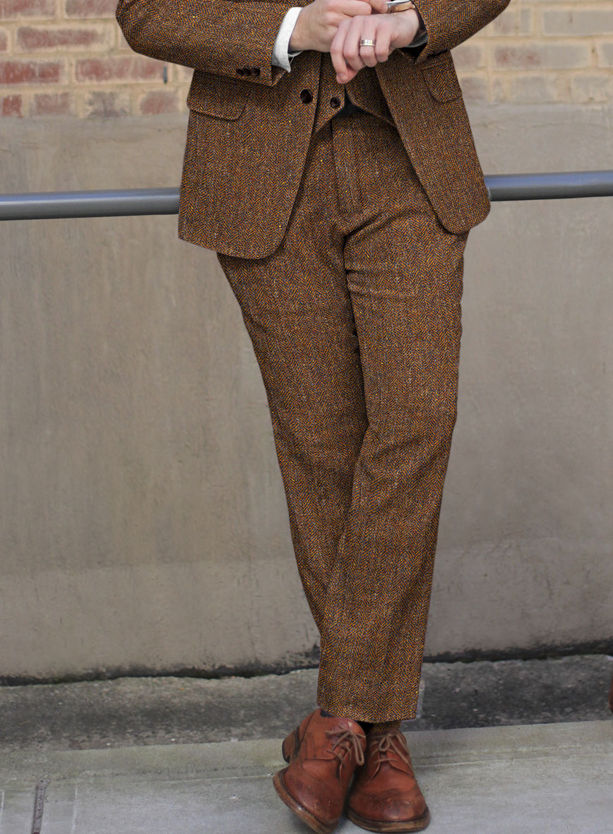 Haberdasher Autumn Rust Tweed Suit - StudioSuits