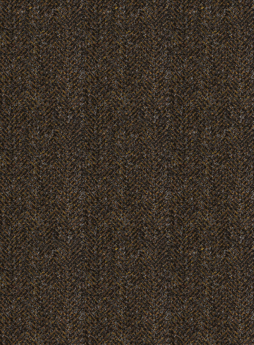 Haberdasher Brown Tweed Jacket - StudioSuits