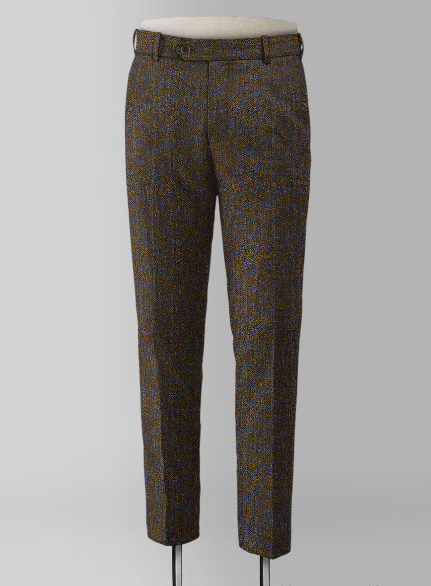 Haberdasher Brown Tweed Pants - StudioSuits