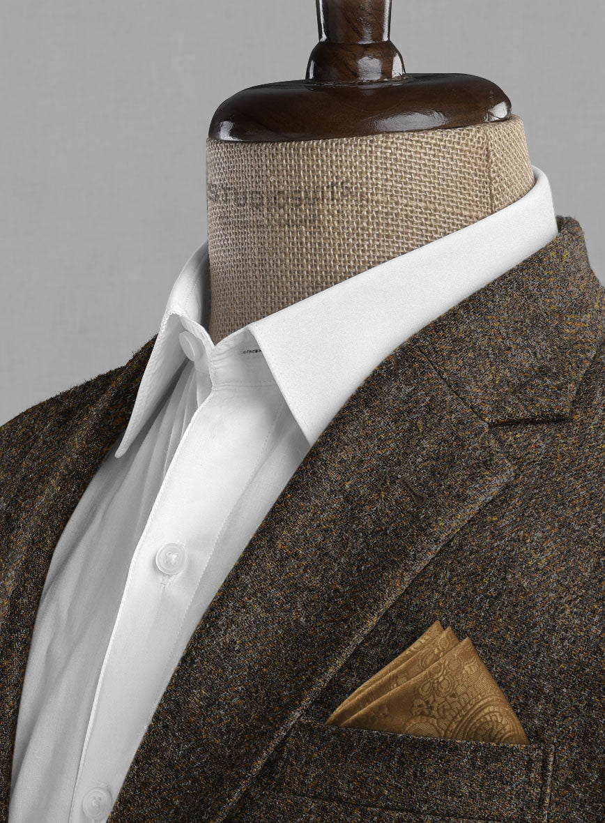 Haberdasher Brown Tweed Suit - StudioSuits