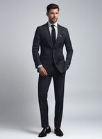 Hardy Minnis Adali Blue Check Wool Suit - StudioSuits