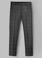 Hardy Minnis Adali Gray Checks Wool Pants - StudioSuits