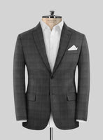 Hardy Minnis Adali Gray Check Wool Suit - StudioSuits