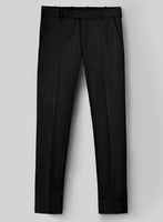 Hardy Minnis Black Pinstripe Wool Suit - StudioSuits