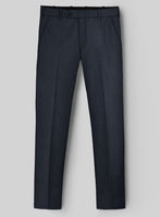 Hardy Minnis Blue Birdseye Wool Pants - StudioSuits