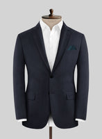 Hardy Minnis Blue Herringbone Wool Jacket - StudioSuits