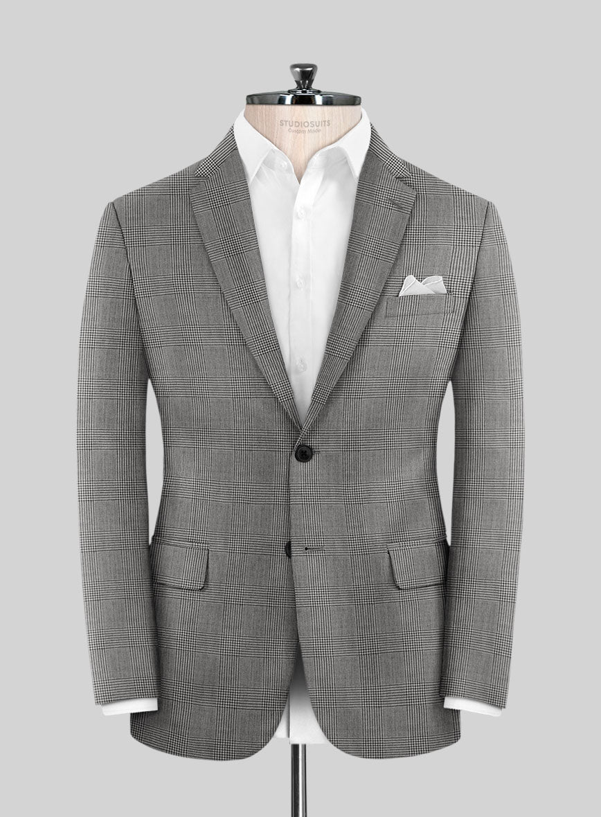 Hardy Minnis BW Glen Wool Jacket - StudioSuits