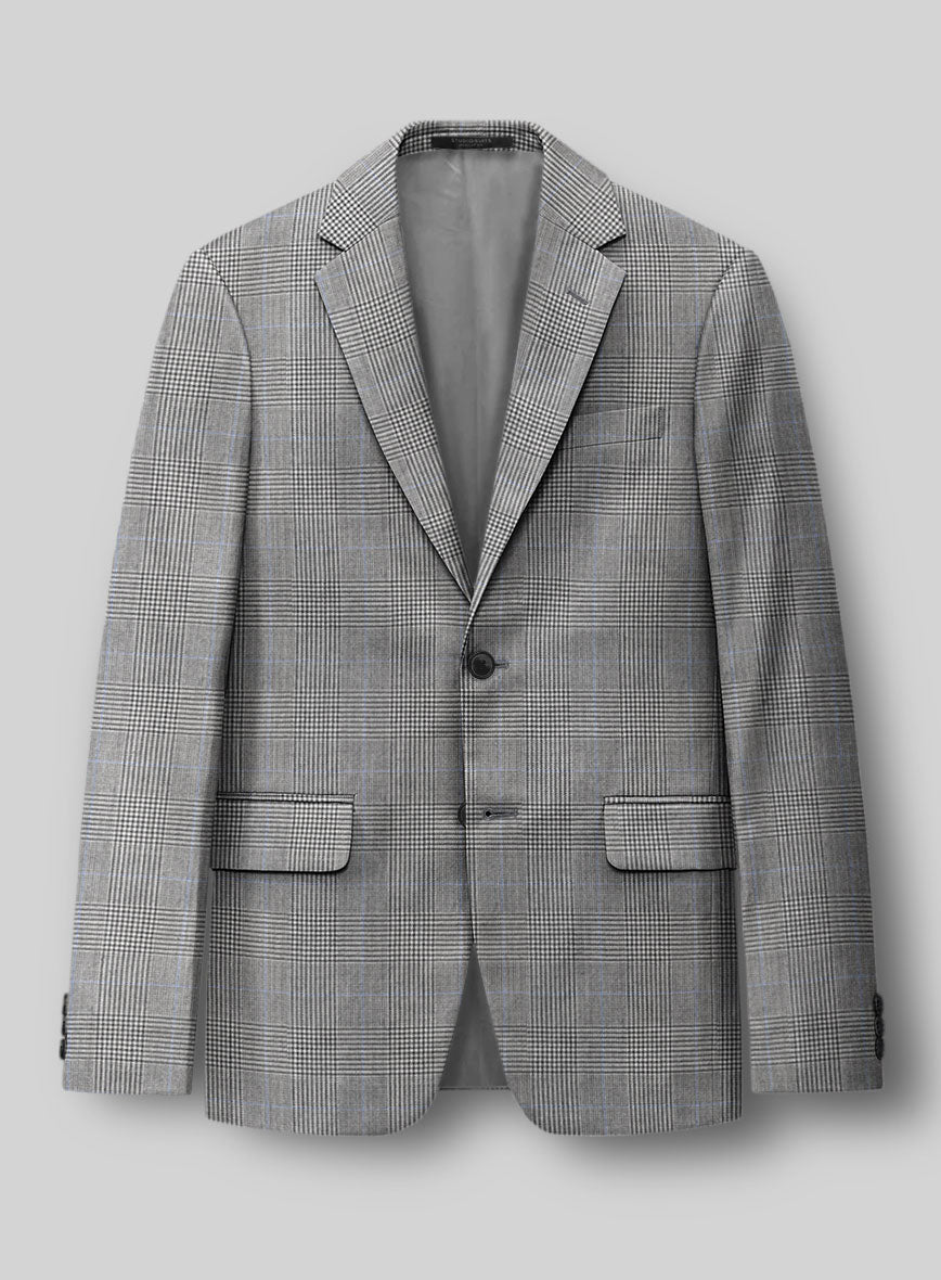 Hardy Minnis BW Prince of Wales Wool Jacket - StudioSuits