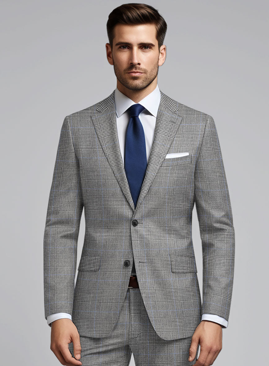 Hardy Minnis BW Prince of Wales Wool Suit - StudioSuits