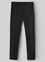 Hardy Minnis Caravel Black Wool Pants - StudioSuits