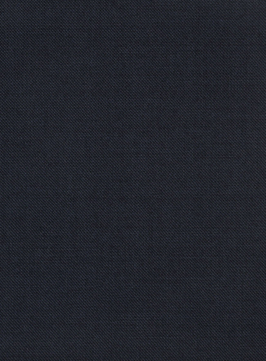 Hardy Minnis Dark Blue Sharkskin Wool Suit - StudioSuits