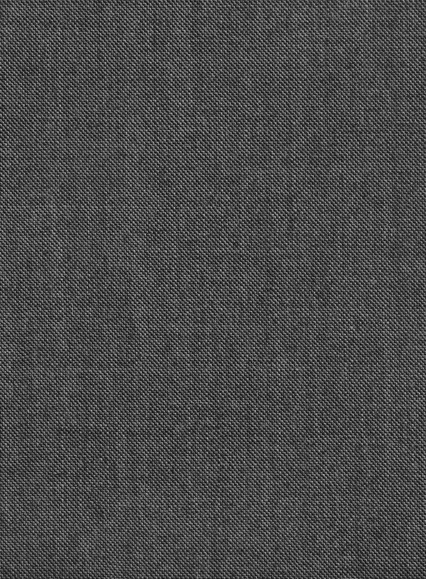 Hardy Minnis Dark Gray Sharkskin Wool Suit - StudioSuits