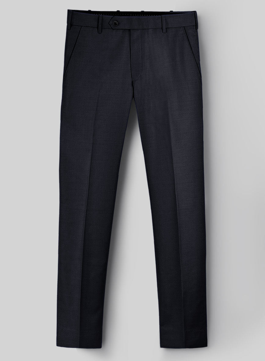 Hardy Minnis Deep Blue Twill Wool Pants - StudioSuits