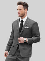 Hardy Minnis Gray Birdseye Wool Jacket - StudioSuits