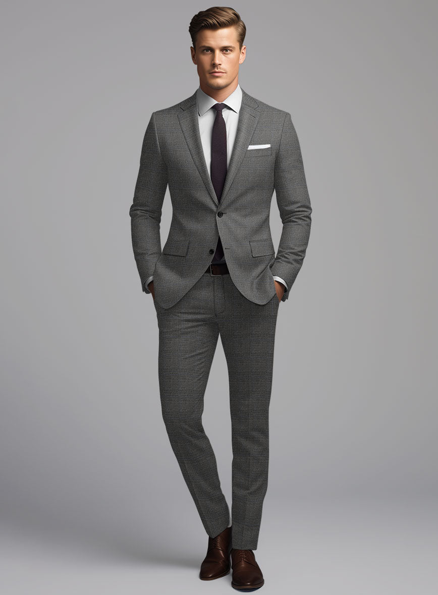 Hardy Minnis Gray Glen Wool Suit - StudioSuits