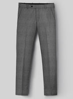 Hardy Minnis Gray Nailhead Wool Pants - StudioSuits