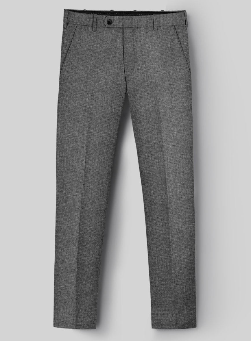 Hardy Minnis Gray Nailhead Wool Suit - StudioSuits