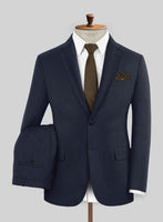 Hardy Minnis Mid Blue Twill Wool Suit - StudioSuits