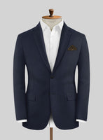 Hardy Minnis Mid Blue Twill Wool Suit - StudioSuits