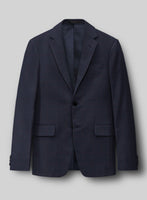 Hardy Minnis Pane Blue Wool Jacket - StudioSuits