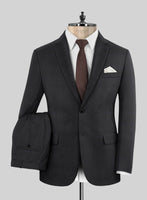 Hardy Minnis Pane Charcoal Wool Suit - StudioSuits