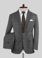 Hardy Minnis Pane Gray Wool Suit - StudioSuits