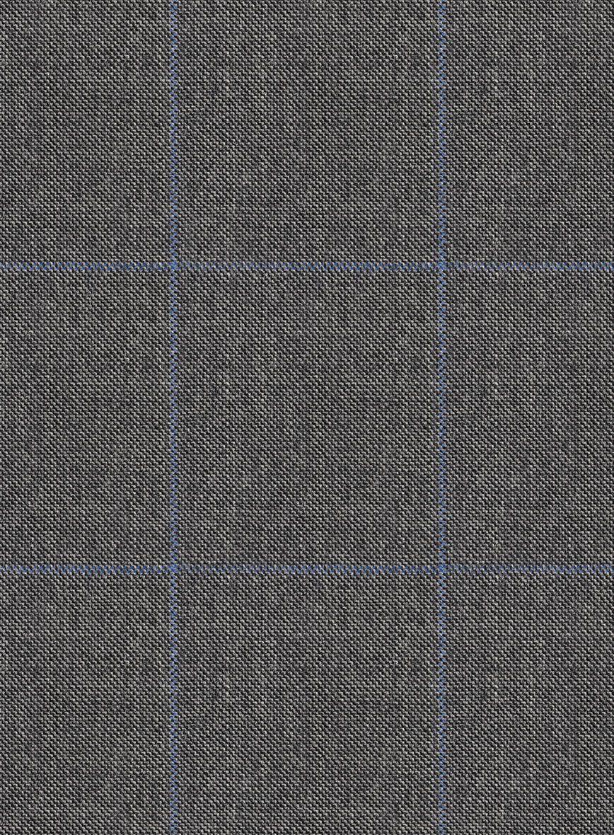 Hardy Minnis Pane Gray Wool Suit - StudioSuits