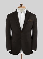 Hardy Minnis Deep Brown Twill Wool Suit - StudioSuits