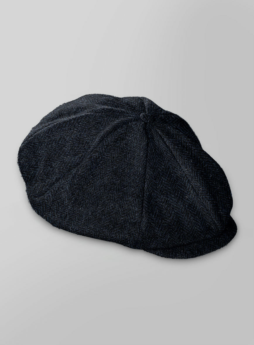 Jaxon herringbone newsboy cap on sale