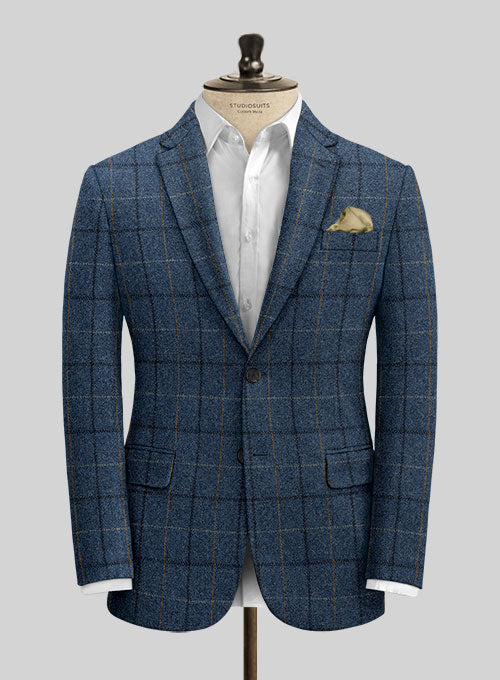 StudioSuits Harris Tweed Gordon Blue Suit