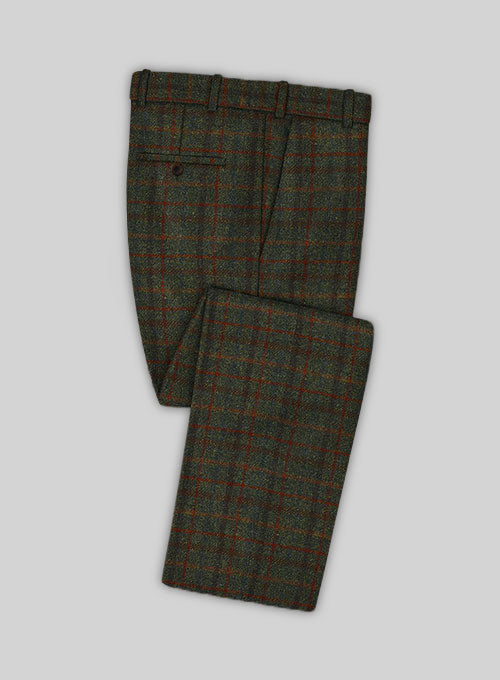 Harris Tweed Alsa Green Pants - StudioSuits