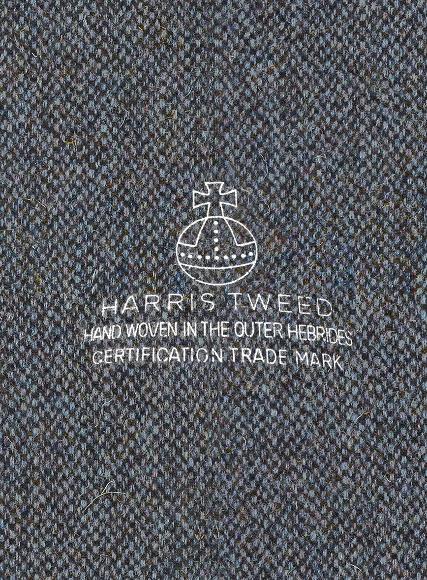 Harris Tweed Barley Blue Suit - StudioSuits