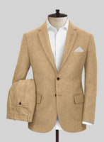 Harris Tweed Beige Herringbone Suit - StudioSuits